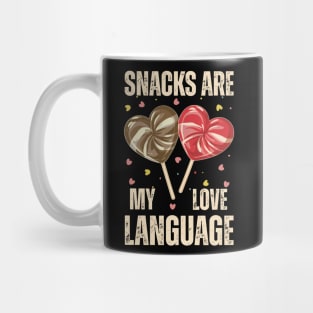 Snacks Are My Love Language Mug